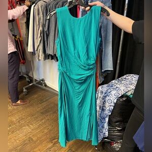 REISS
Green Bodycon Ruched Midi Dress